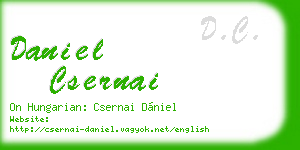 daniel csernai business card